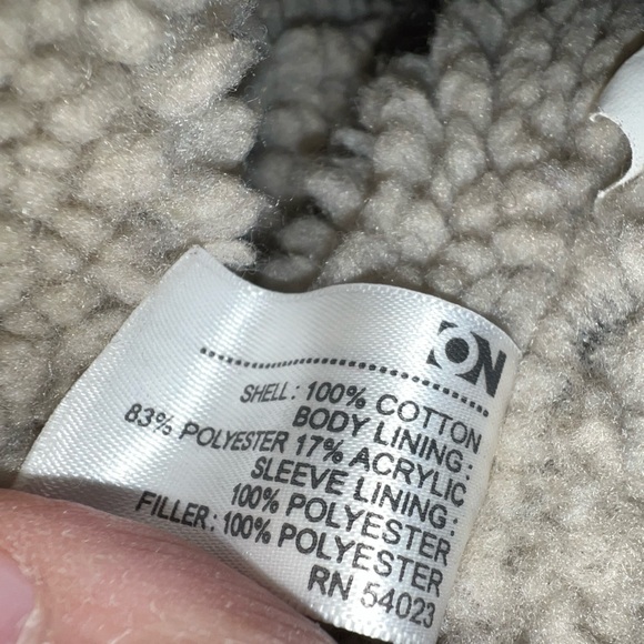 Old Navy Canvas Sherpa lined work coat size XXL. - Picture 11 of 11